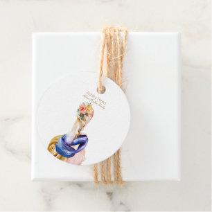 Etiqueta de precio de la sirena