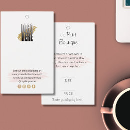Etiqueta de Precio de Logotipo de Boutique Profesi