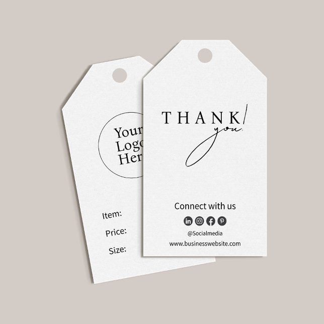 Etiqueta de Precio de Negocio Simple Moderno (Subido por el creador)