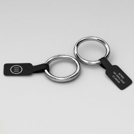 Etiqueta de precio de pancarta de marca negra con 