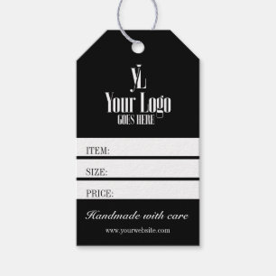 Etiqueta de Precio de Ropa de Boutique con Logo de