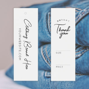 Etiqueta De Precio De Ropa De Marca Minimalista Sc