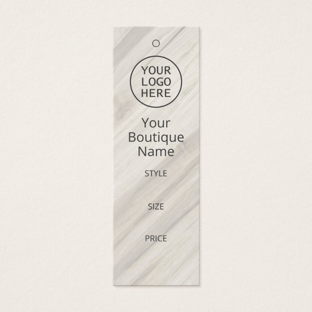 Etiqueta de precio de spa natural (Frente)