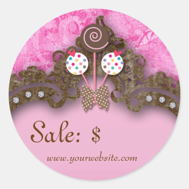 Etiqueta de precio de venta de panadería Damasco d (Anverso)