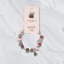 Etiqueta de precio de visualización de pulsera de 