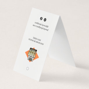 Etiqueta de precio de visualización del collar de