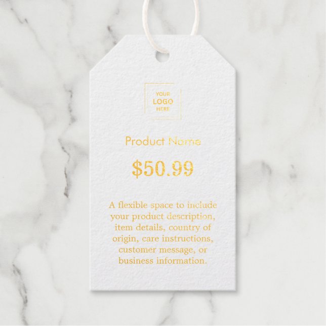 Etiqueta de precio personalizada estilo colgante d (Anverso)