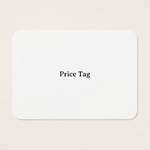 Etiqueta de precio personalizada Mighty, 3,5" x 2,