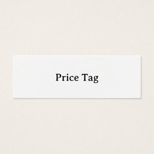 Etiqueta de precio personalizada Mini 3,0" x 1,0"