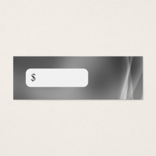Etiqueta de precio profesional moderna Resumen gri