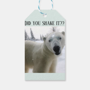 Etiqueta de presencia del oso polar