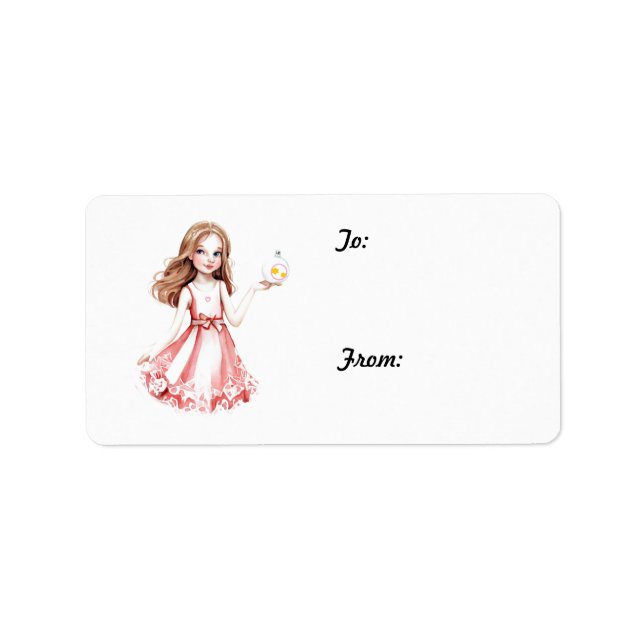 Etiqueta de Princesa de Fiesta (Frente)