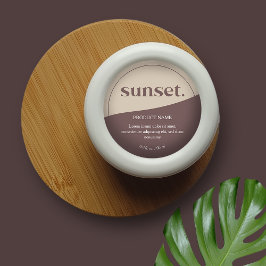 Etiqueta de producto con logotipo moderno