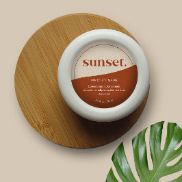 Etiqueta de producto con logotipo moderno