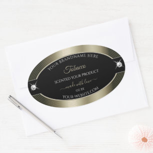 Etiqueta de producto de brillantes insólitos de pl