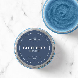 Etiqueta de producto de color modificable de borde