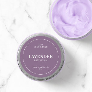 Etiqueta de producto de color modificable de borde