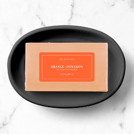 Etiqueta de producto de color modificable de borde