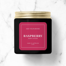 Etiqueta de producto de color modificable de borde