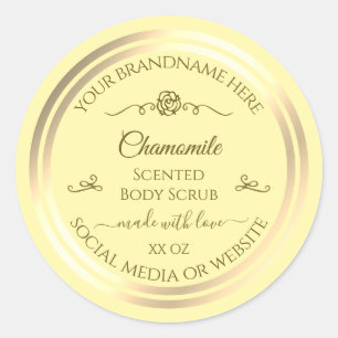 Etiqueta de producto de crema pastel Rosa de vinta
