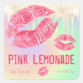 Etiqueta de producto de crujido de azúcar de chisp