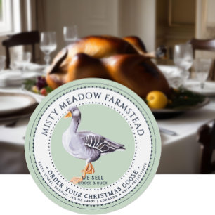 Etiqueta de producto de granja acuarela Gota Vinta