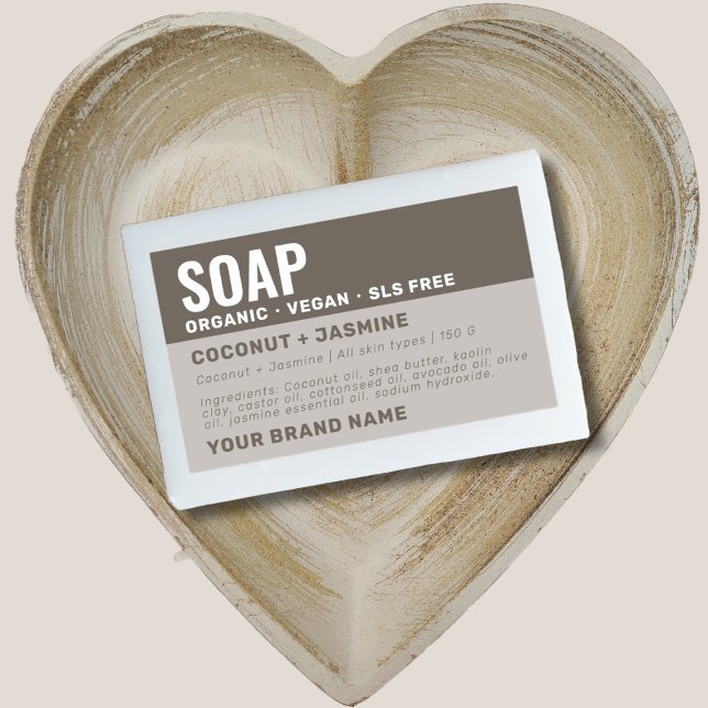 Etiqueta de producto de jabón artesanal (Subido por el creador)