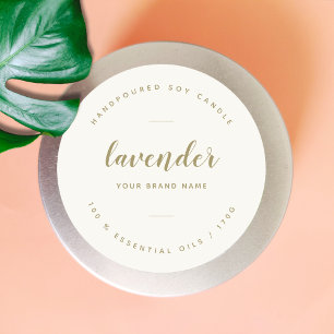 etiqueta de producto de la vela de envasado de mar