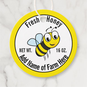 Etiqueta de producto de personalizado para miel fr