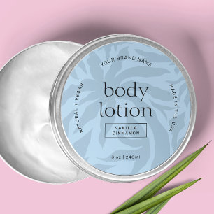 Etiqueta de producto de redondeo de barra estética