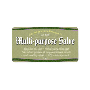 Etiqueta de producto de textura floral y gris "U P