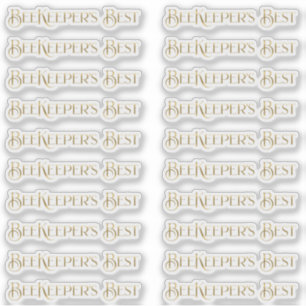 Etiqueta de producto del mejor acuario de miel de