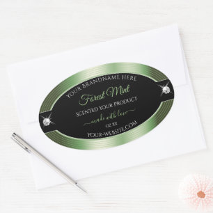 Etiqueta de producto Deluxe Black Forest Green Bri