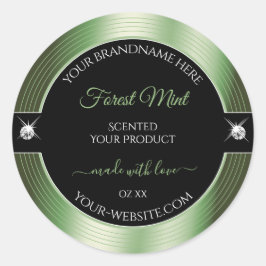 Etiqueta de producto Deluxe Black Forest Green Bri