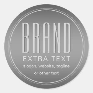 Etiqueta de producto empresarial elegante editable