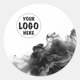 Etiqueta de producto gótico con logotipo Smokey