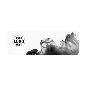 Etiqueta de producto gótico con logotipo Smokey