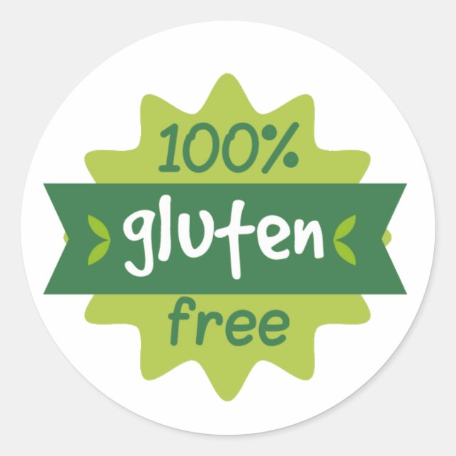 Etiqueta de producto libre de gluten (Anverso)