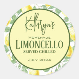 Etiqueta de producto/limón de limón casero