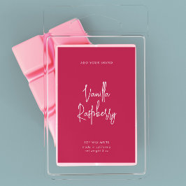 Etiqueta de producto Minimalista de guiones de col