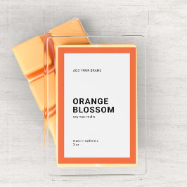 Etiqueta de producto Minimalista moderno de color 