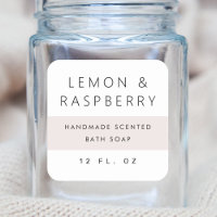 Etiqueta de producto moderna de bloque de color gr