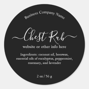 Etiqueta de producto personalizada minimalista sim