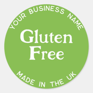 Etiqueta de producto sin gluten