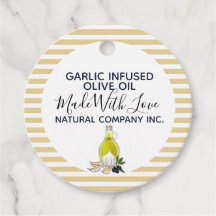 Etiqueta de productos caseros de aceite de oliva d