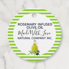 Etiqueta de productos caseros de aceite de oliva d
