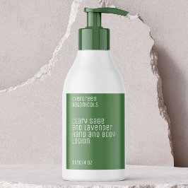 etiqueta de productos de belleza minimalista - ver