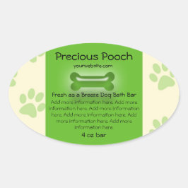 Etiqueta de productos para perros - Jabón y Baño