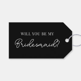 Etiqueta de propuesta de Bridesmaids moderna