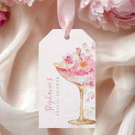 Etiqueta de Prosecco Pétalos de Oro Rosa para Desp